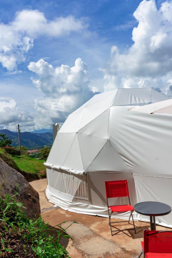 Hotel Guaia Terra Glamping Pacho Esterno foto