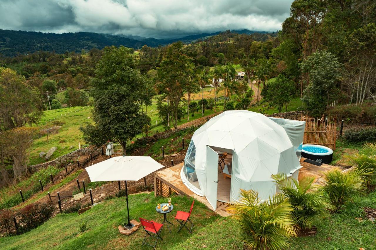 Hotel Guaia Terra Glamping Pacho Esterno foto